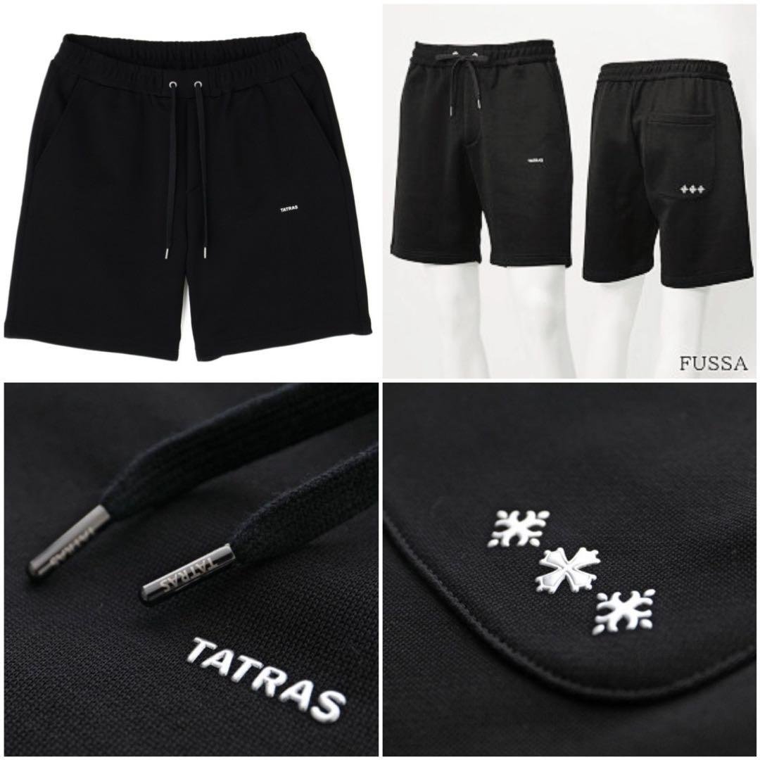 2024　タトラス　FUSSA　フッサ　ショートパンツ　ハーフパンツ　ブラック
