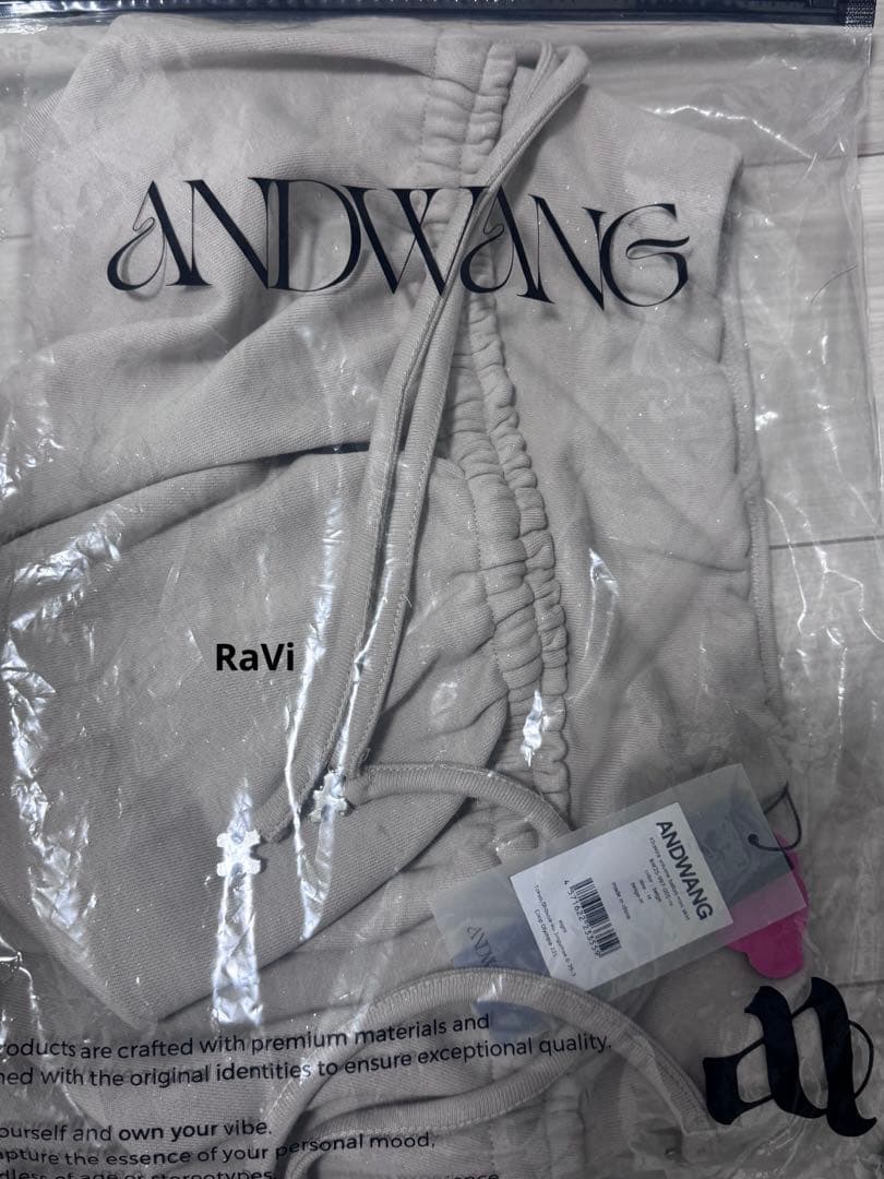 andwang kirakira juwel zip up パーカー スカート