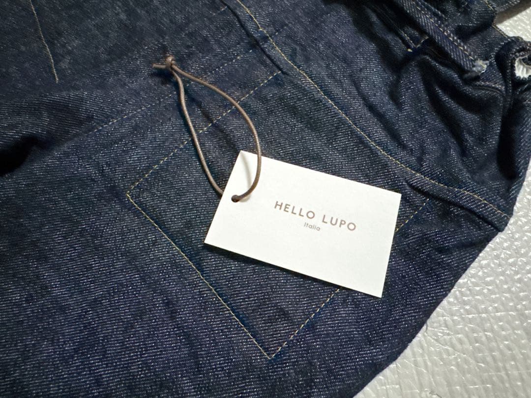 HELLO LUPO サスペンダー付きデニムパンツ