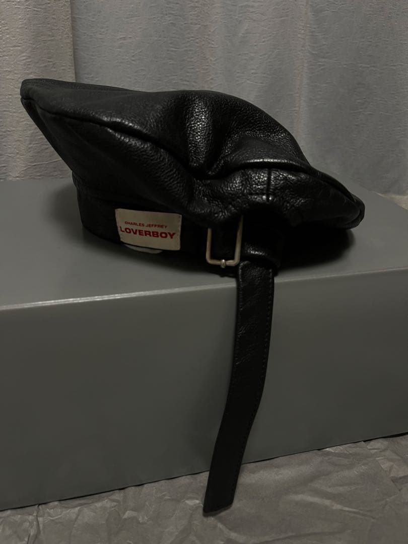 Charles Jeffrey loverboy 18SS レザー ベレー帽
