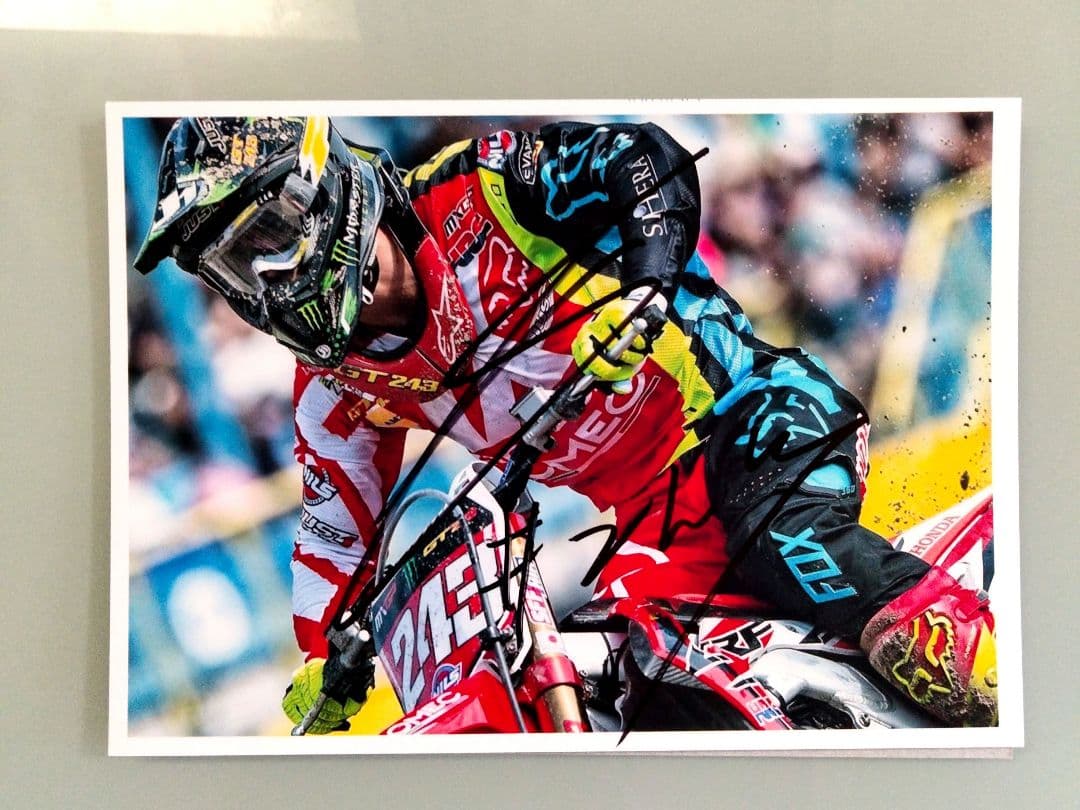 ティム・ガイザー直筆サイン入り2Lサイズ写真…モトクロス…Tim Gajser