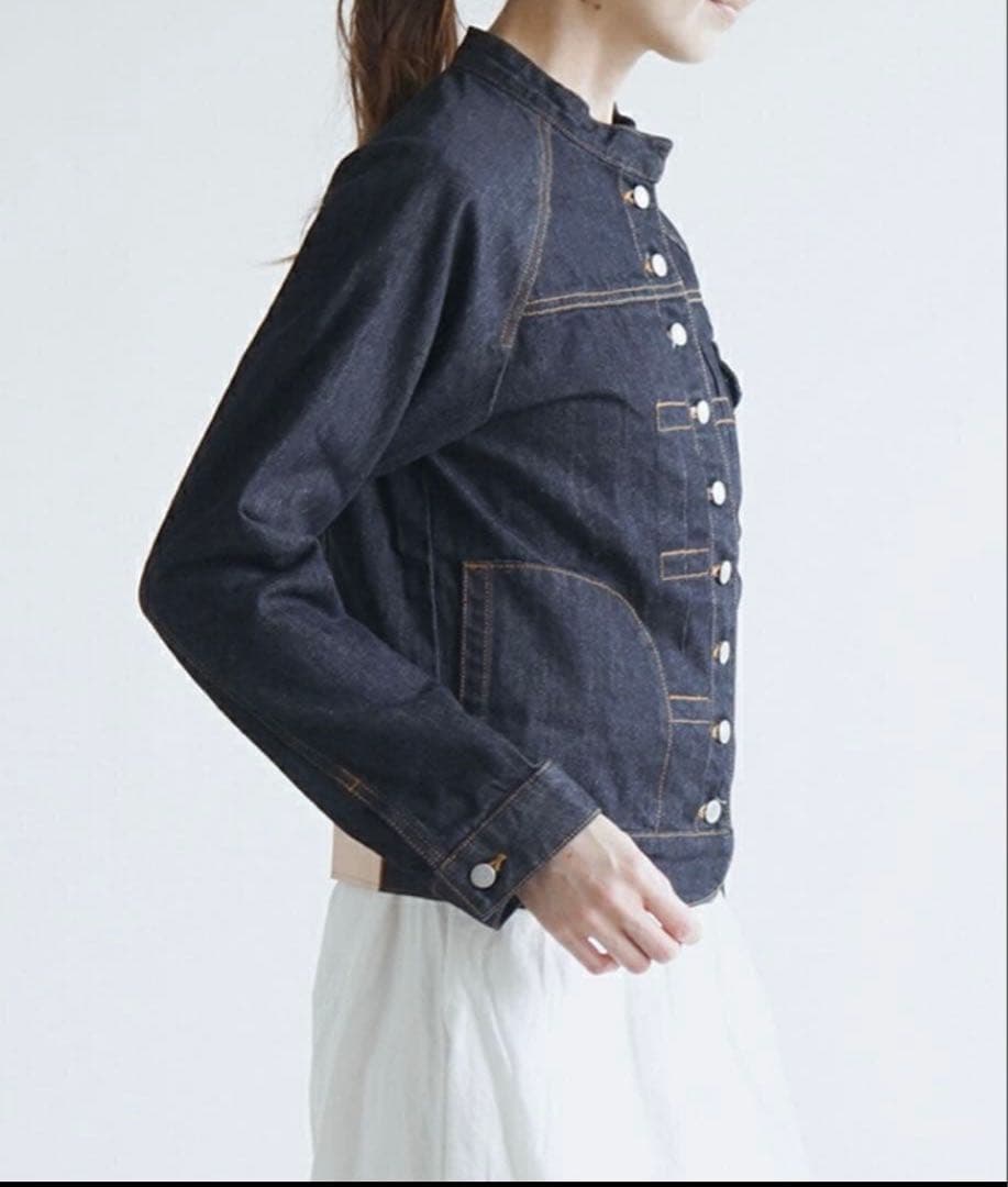 美品si-si-si comfortスースースーコンフォートデニムジャケット36