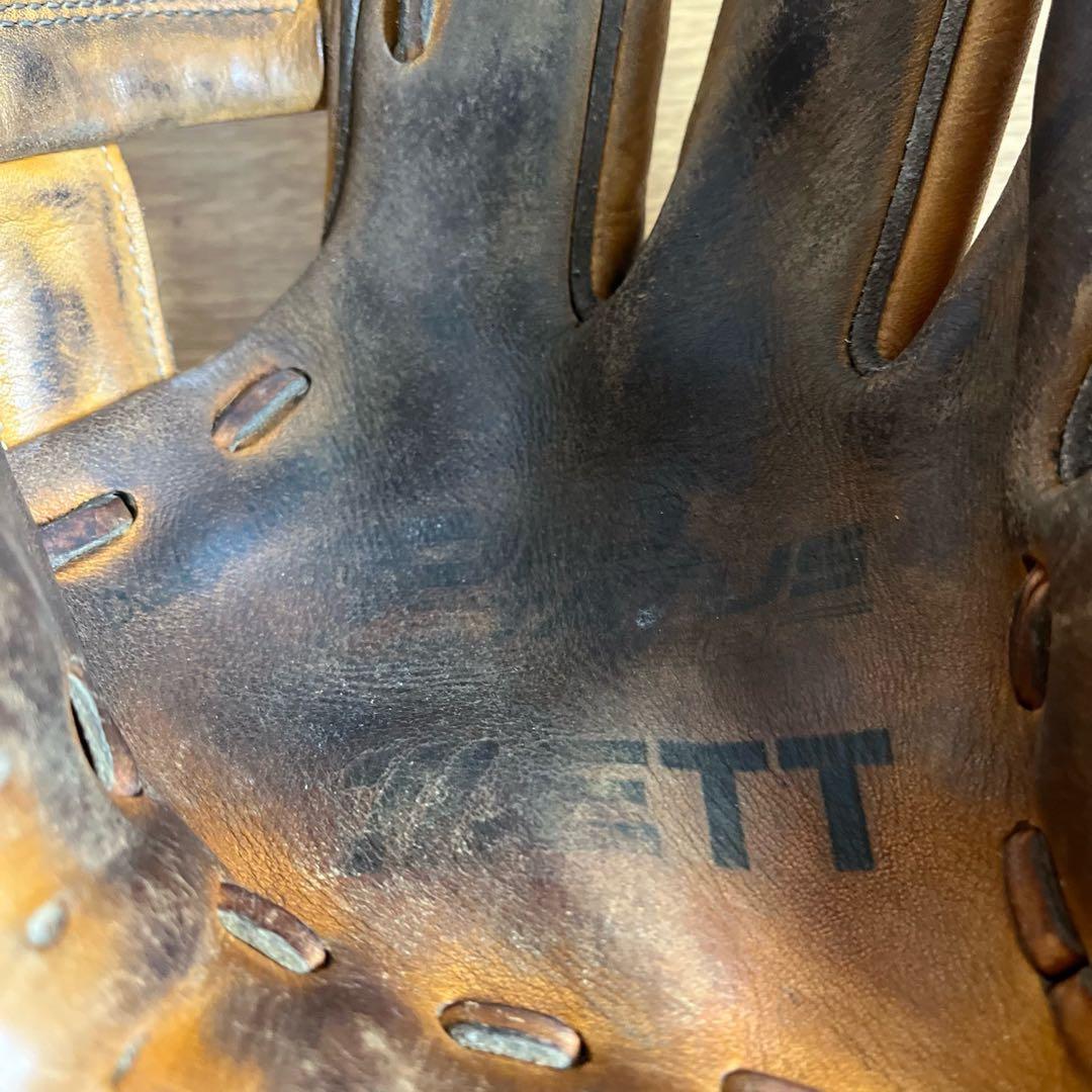 実使用 支給 ZETT プロステイタス 一般硬式 グローブ グラブ 内野用 良品