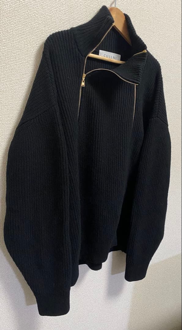 トップス CULLNI Double Zip High Neck Knit