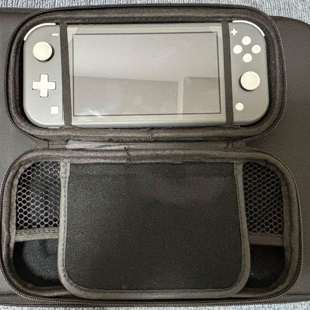 Switch Lite グレー(ケース、SDカード・128GB付き)