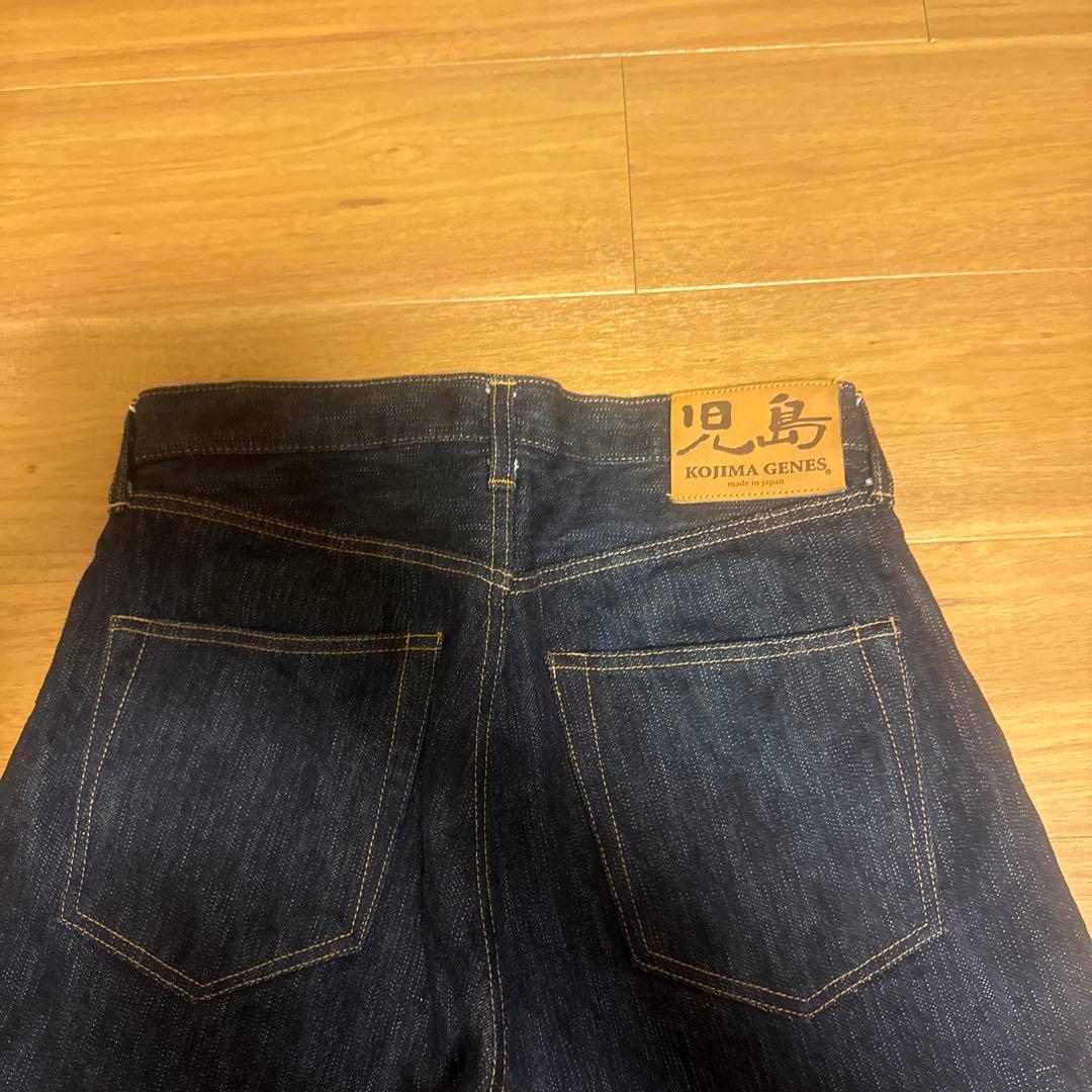 児島ジーンズ　19オンス　スラブワイドデニム　W32