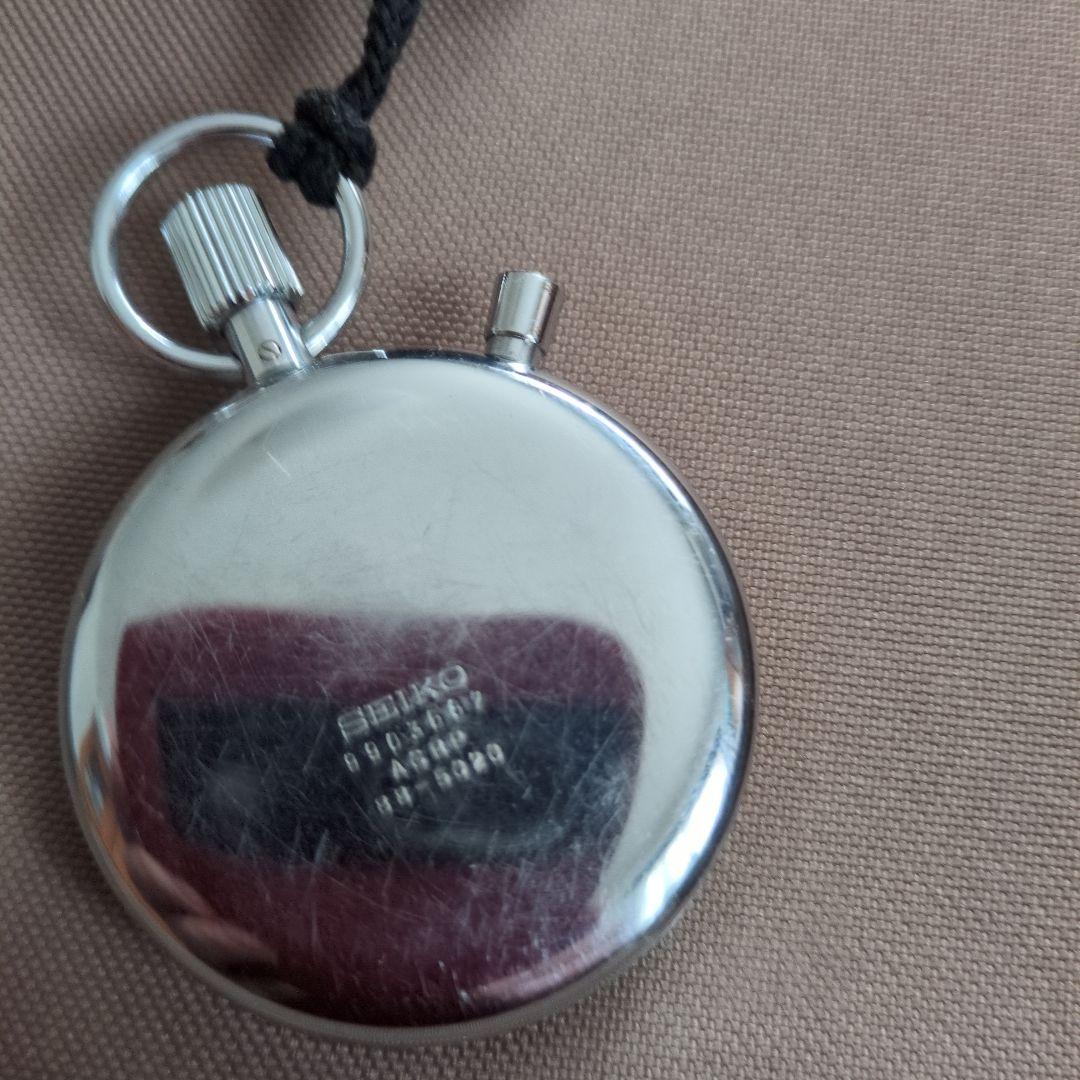 SEIKO 手動式ストップウォッチ シルバー