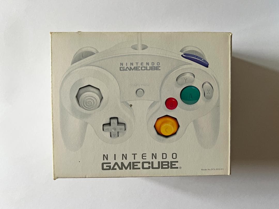 ゲームキューブ コントローラー ホワイト 白 箱説あり　GameCube GC