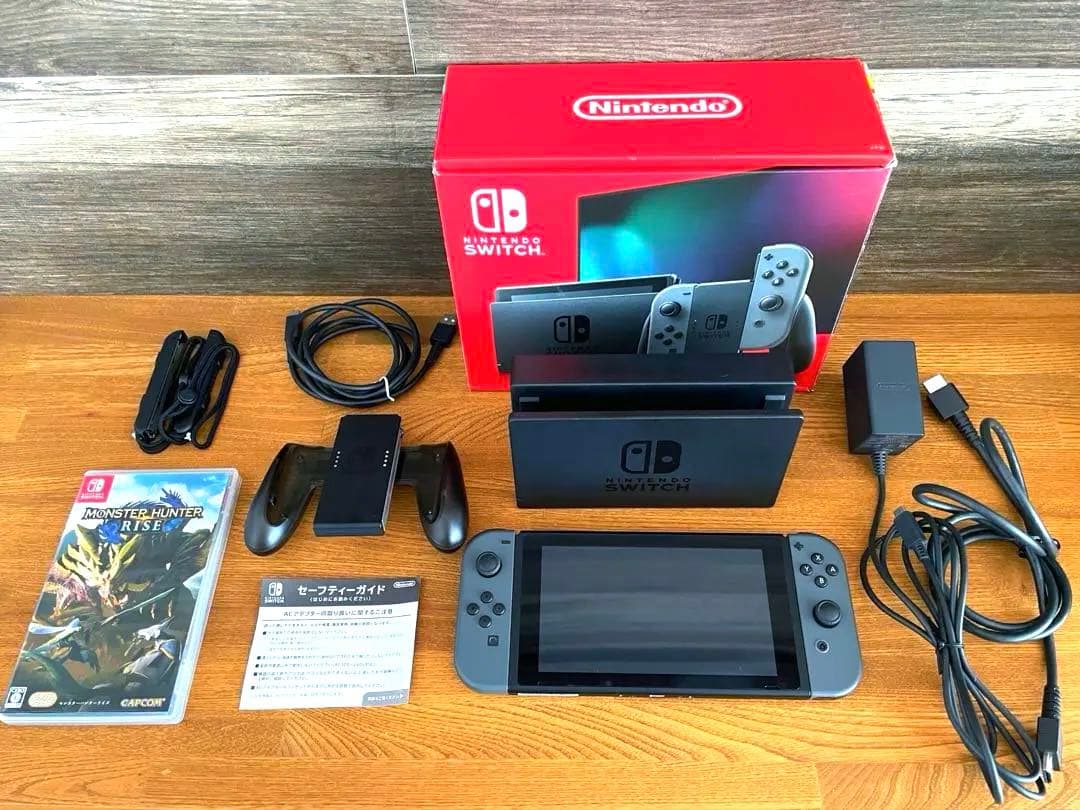 スイッチ現行モデル新パッケージSwitchバッテリー強化版グレーモンハン