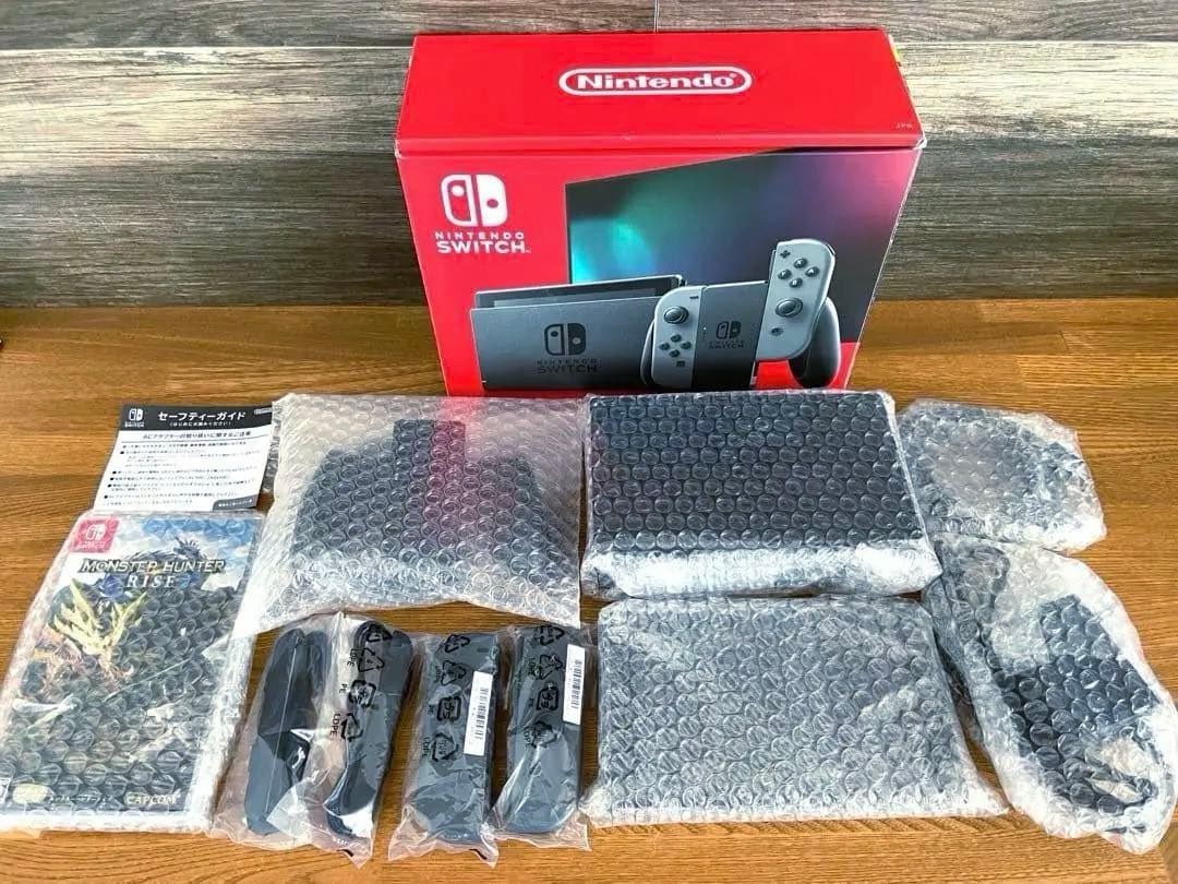 スイッチ現行モデル新パッケージSwitchバッテリー強化版グレーモンハン