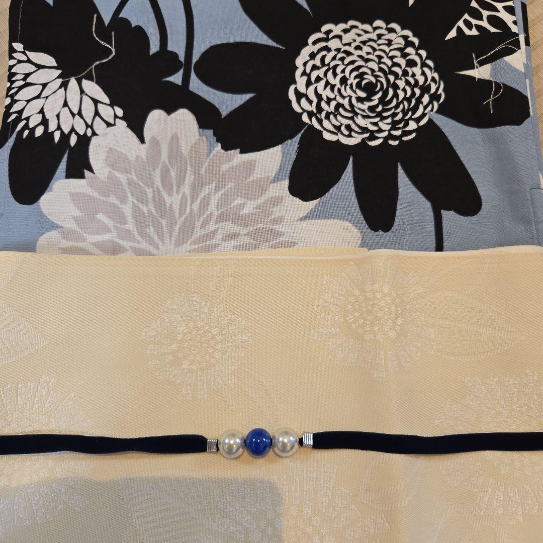 ⭐タイムセール⭐新品⭐花柄浴衣・帯•帯締めセット