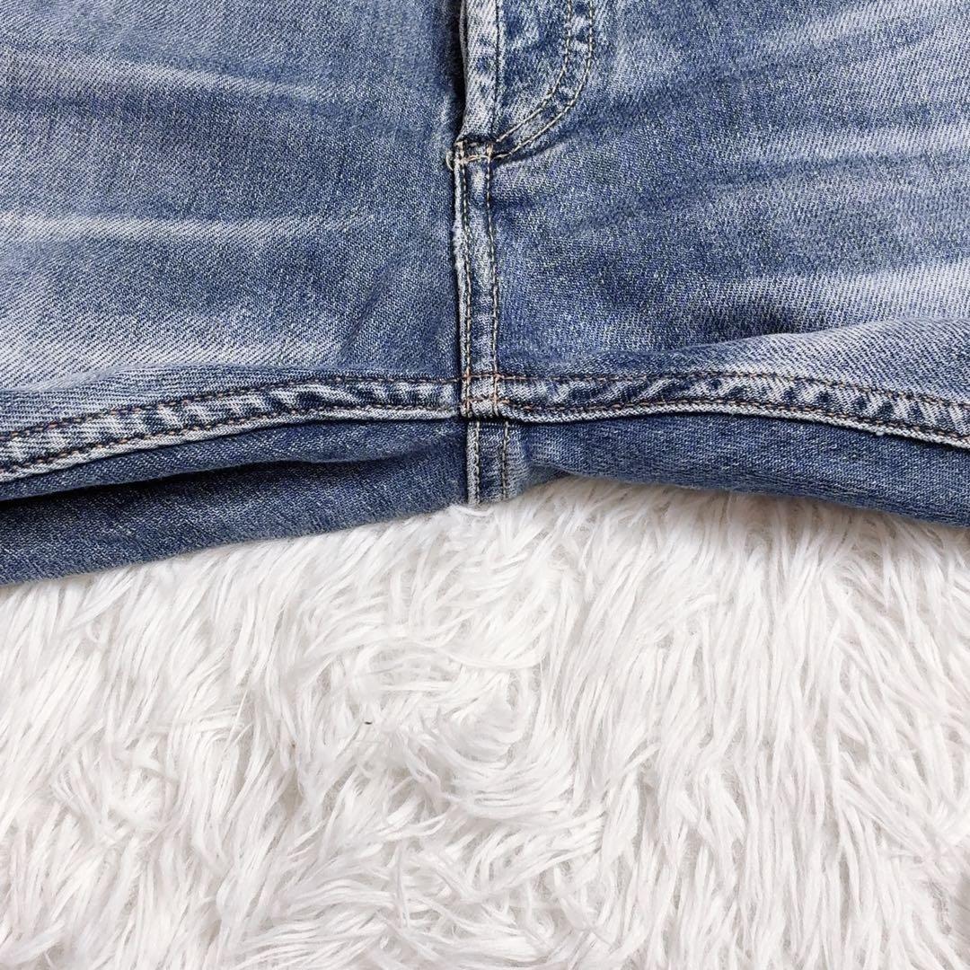 DENHAM レイザー スリムフィット W33 カンディアーニ ストレッチ 赤耳