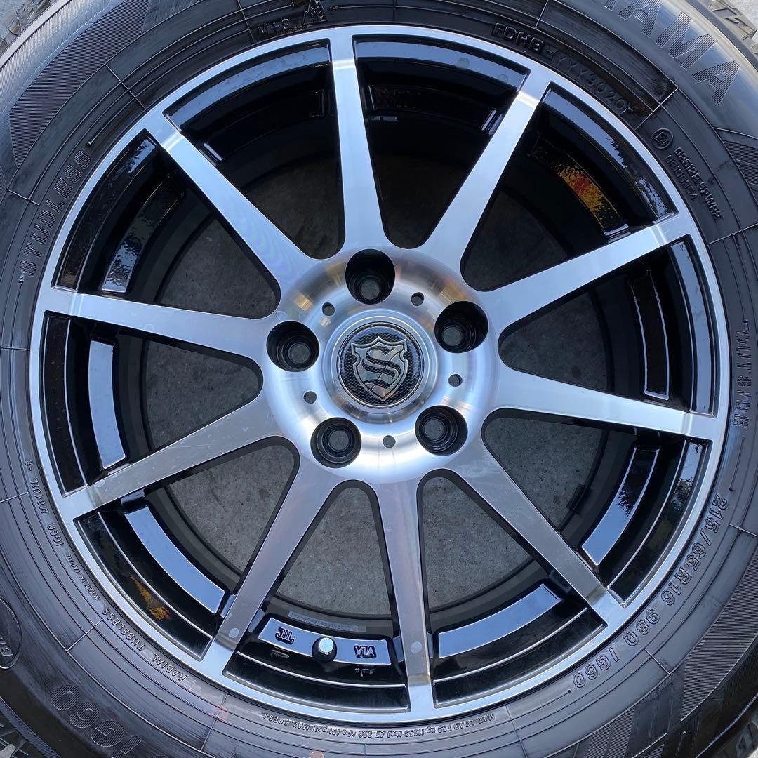 バリ溝ヨコハマスタッドレスセット215/65R16アルファード、ヴェルファイア