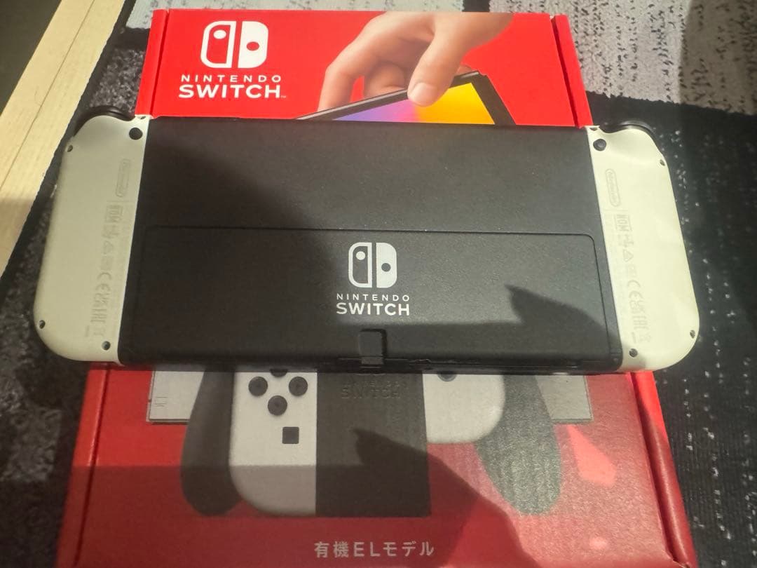 Nintendo Switch 有機ELホワイト【保護フィルム、ケース付き】
