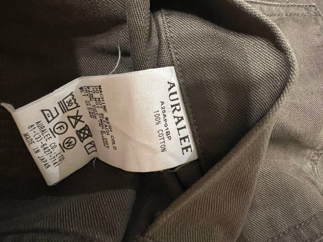 AURALEE 25AW ベイカーパンツ