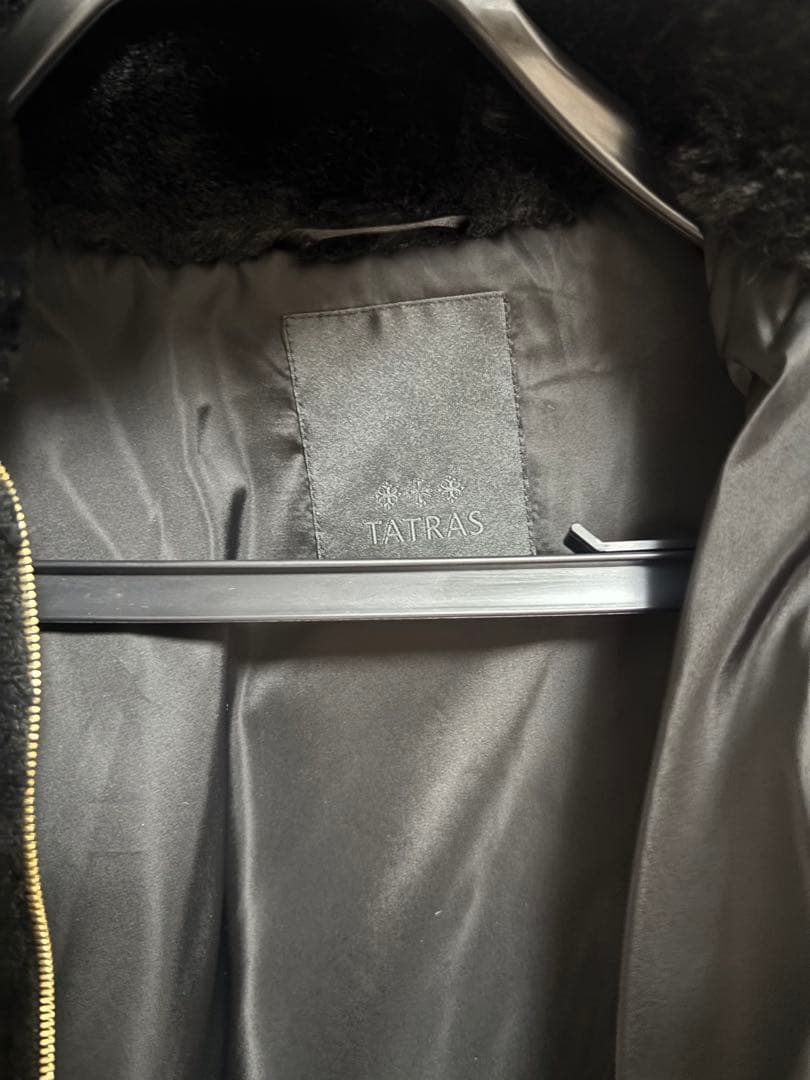 TATRAS ブラックファーコート 美品