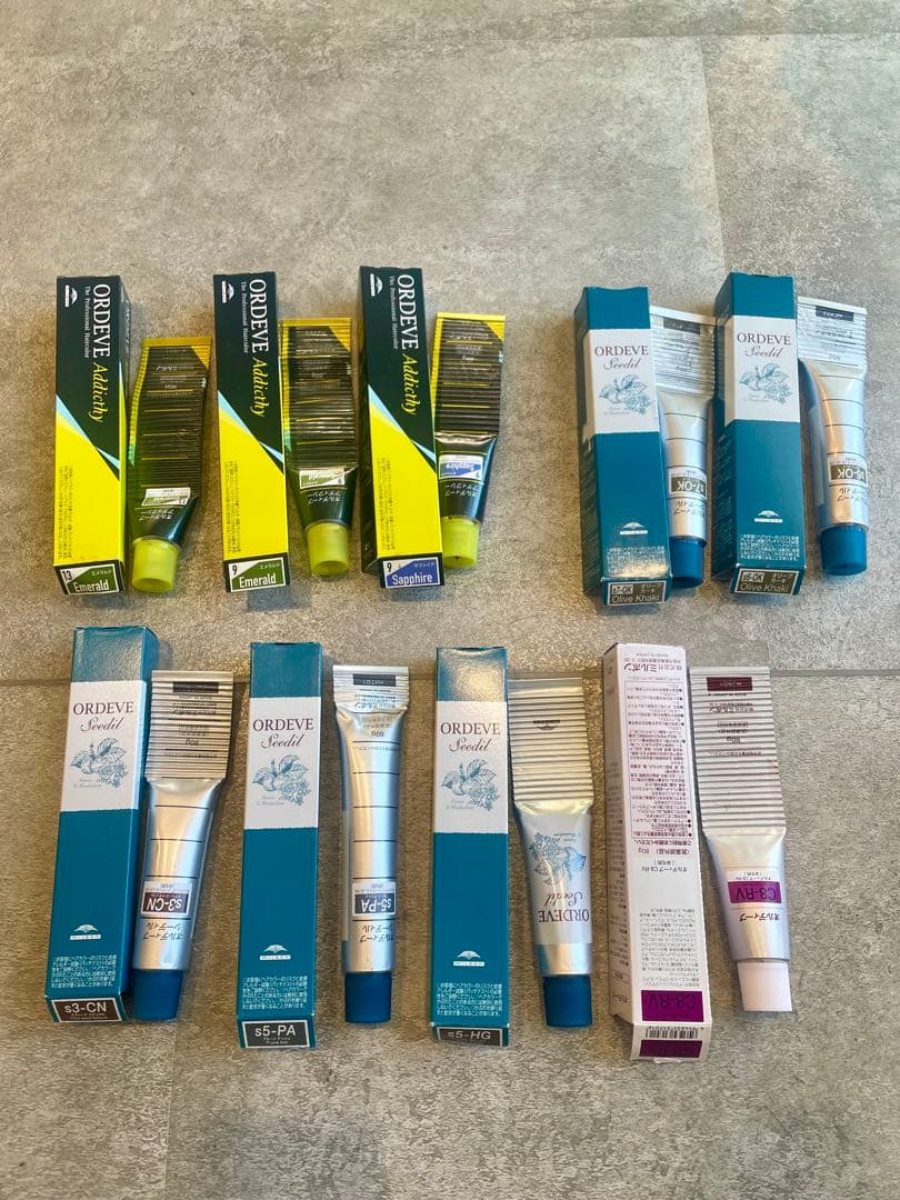 ミルボン カラーリング剤 多色セット新品45本➕使用中35本