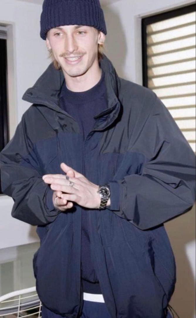 ジャケット・アウター everyone optimal jacket BLACKxNAVY L