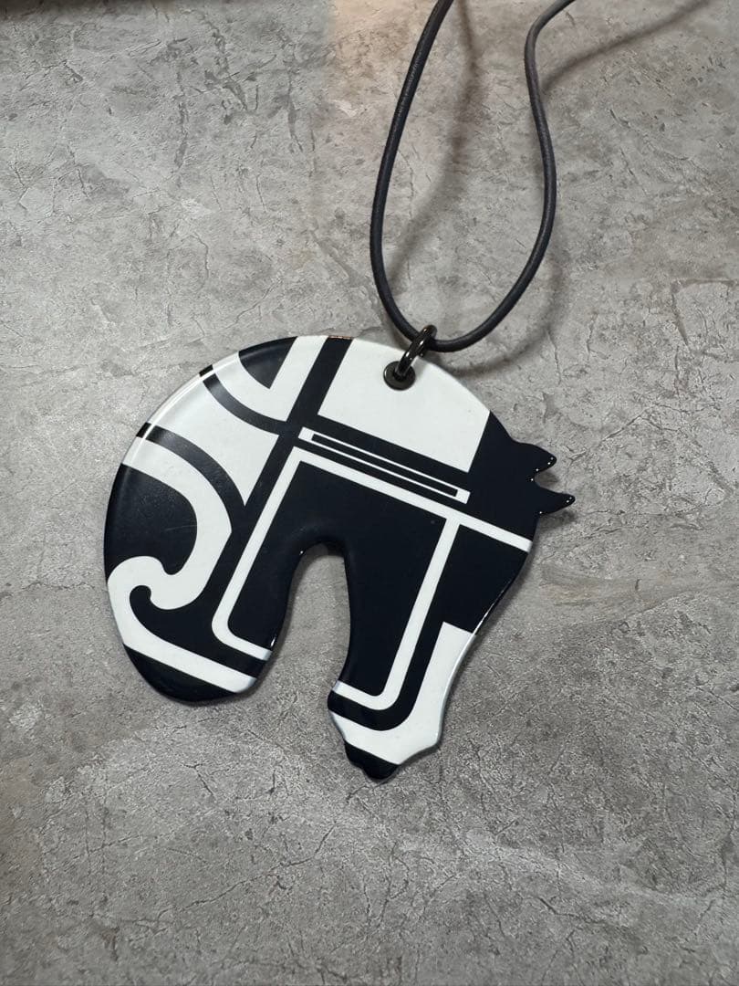 エルメス タッタソール ネックレス 金属製/レザー レディースHERMES