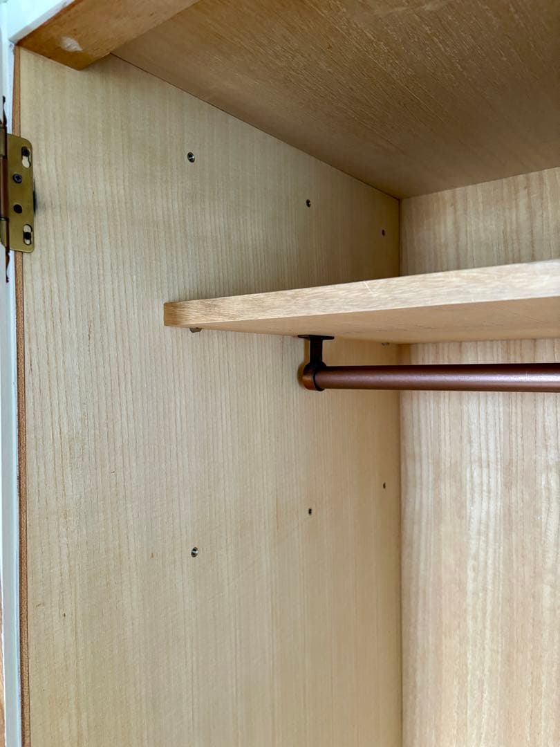 s*s様 【リメイク家具】洋風 婚礼タンス 姿見付き オフホワイト ミルクペイン