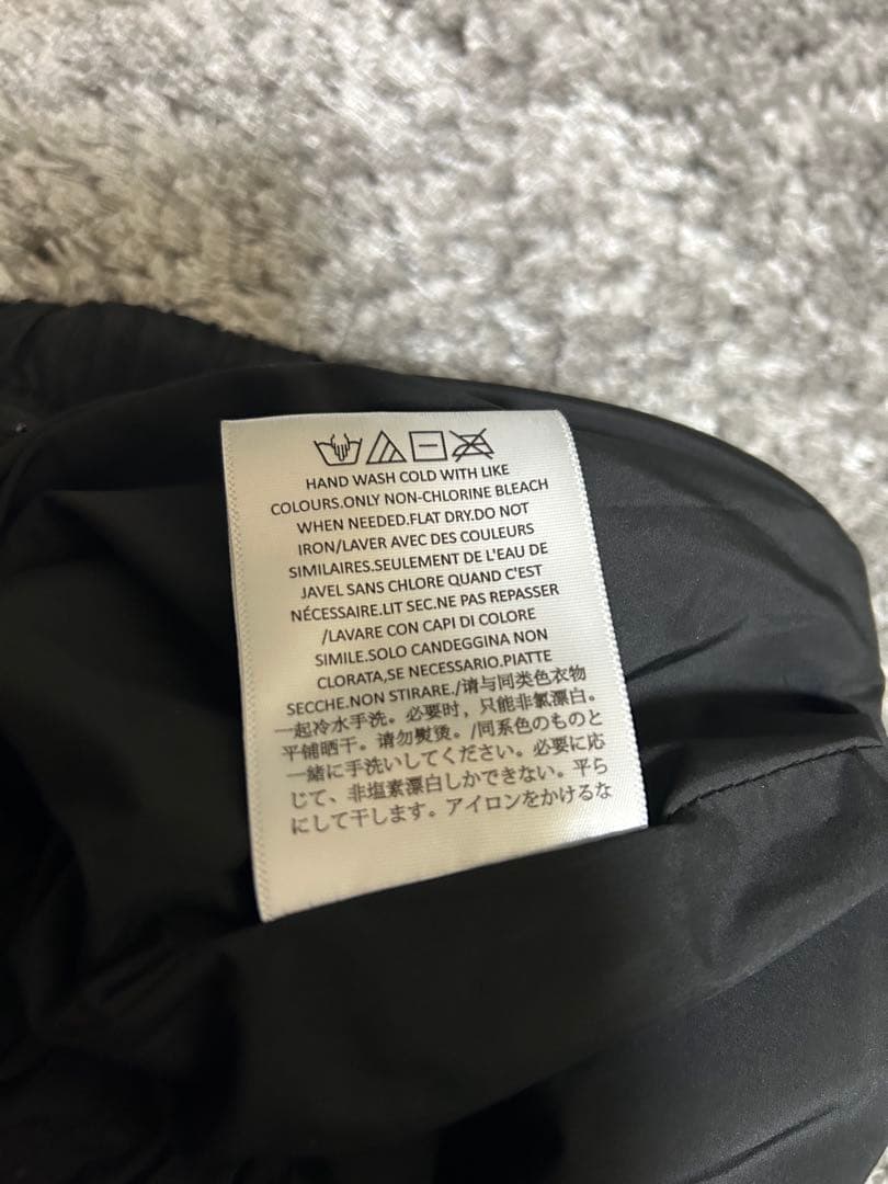 FEAR OF GOD ESSENTIALS ブラックワークパンツ ゴムウエスト