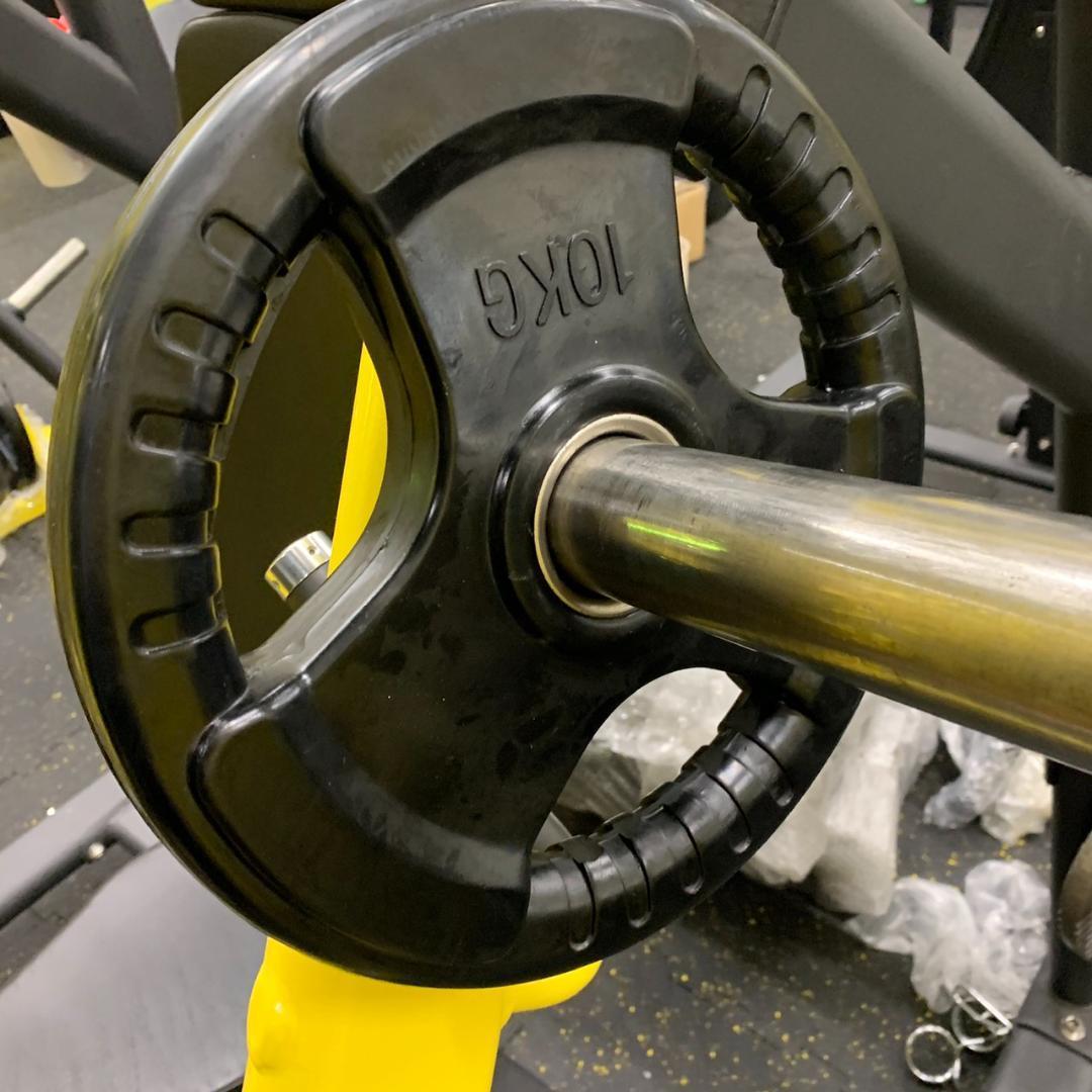 3グリップラバープレート　50㎜　　15㎏4枚　20㎏4枚