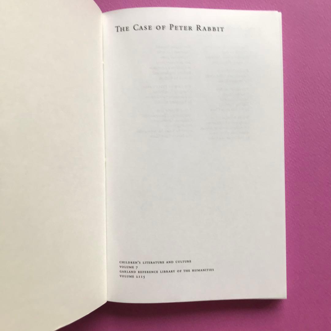 洋書 The Case of Peter Rabbit Margaret Mackey