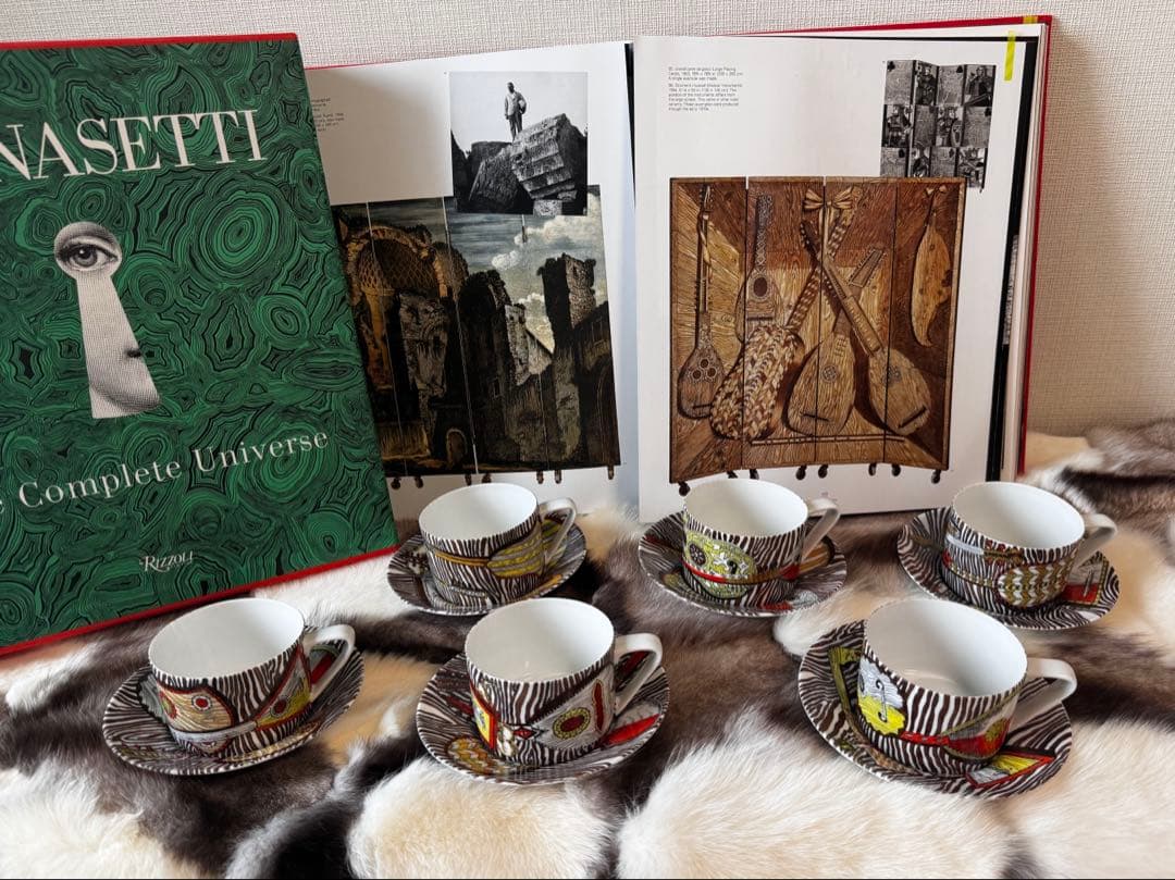 Fornasetti Strumenti Musicali カップ&ソーサー