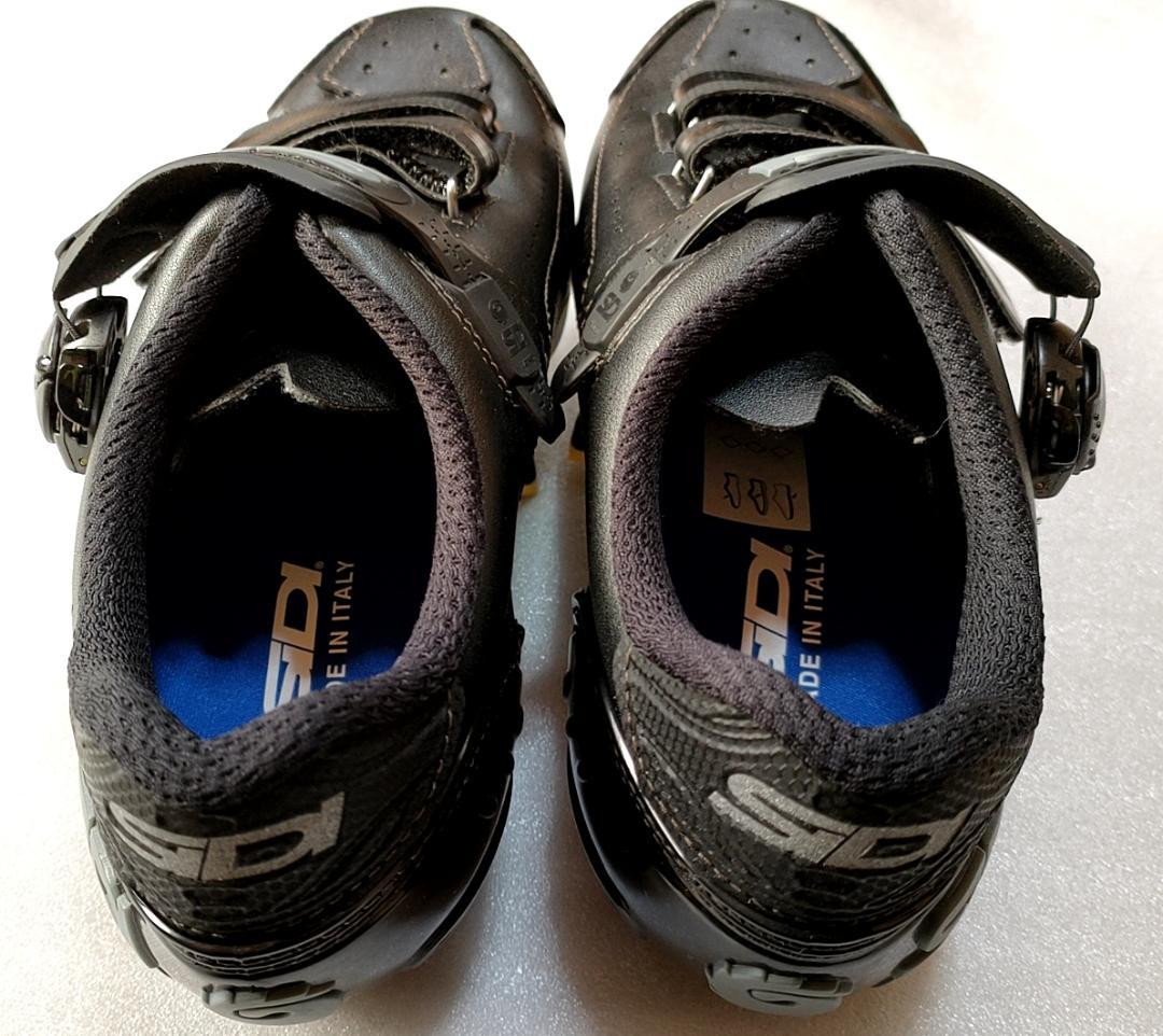 美品 SIDI 女性用 ビンディングシューズ 41 ロードバイク ペダル付き