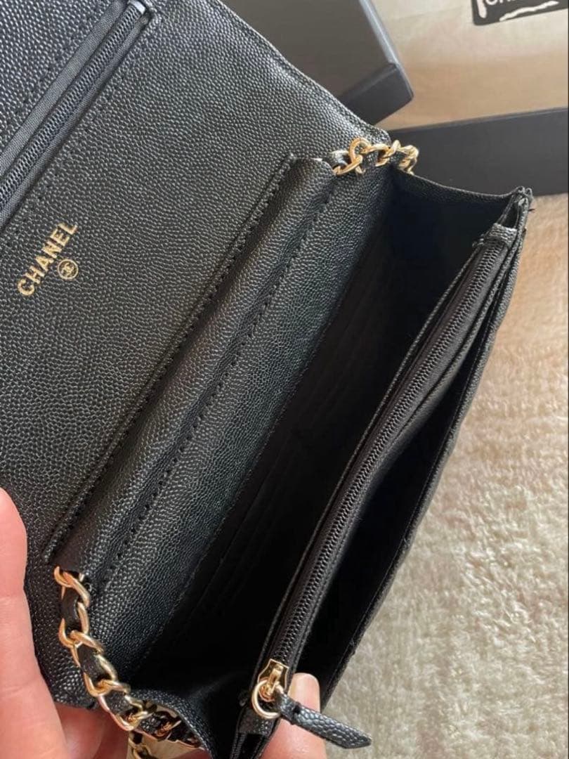 新品✨CHANEL チェーンウォレット ブラック ショルダーバッグ ノベルティ