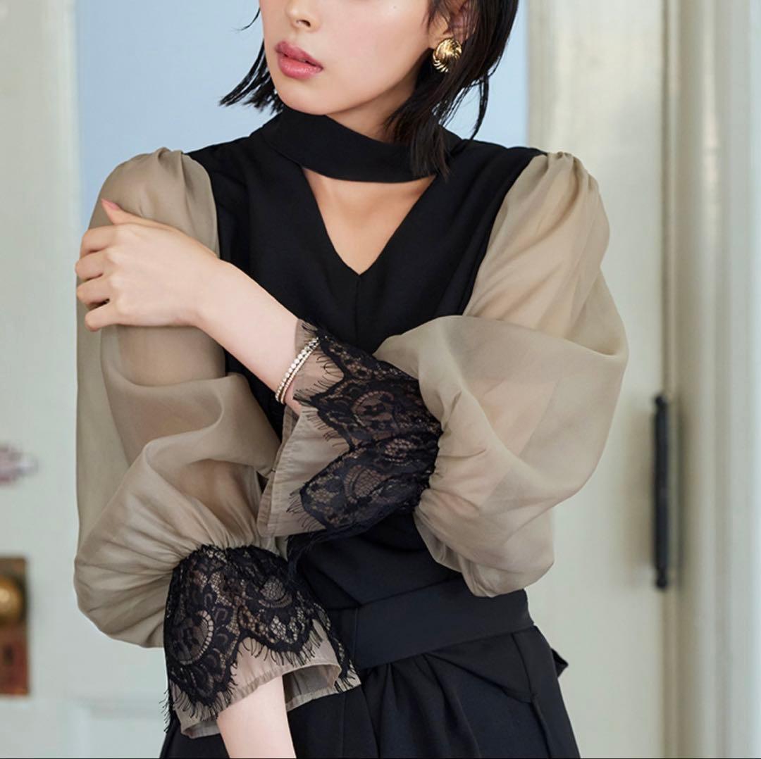 新品　RUIRUE BOUTIQUE パンツドレス　LL オケージョン