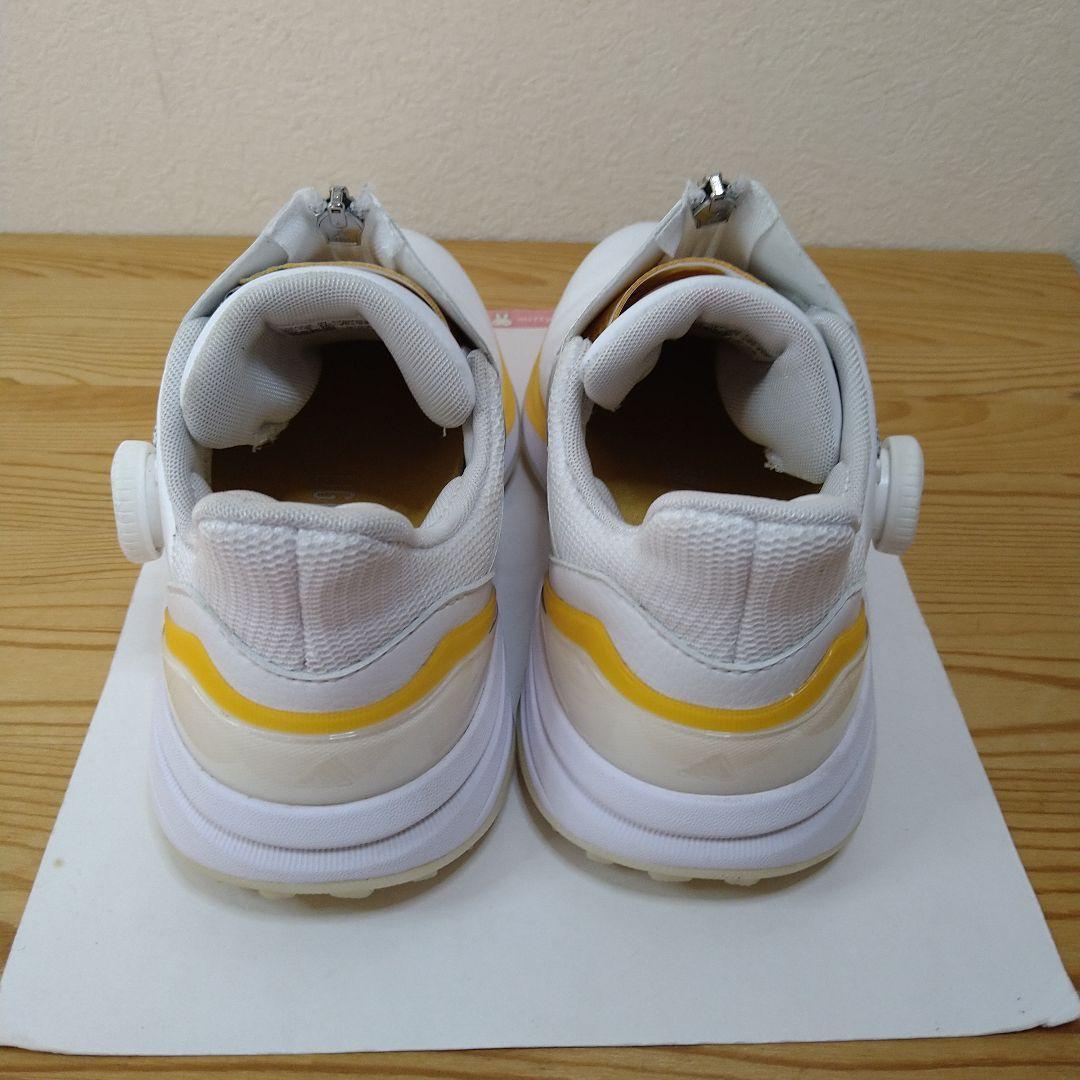 現行モデルadidas ゴルフシューズ ソーラーモーションボア 22.5cm 白