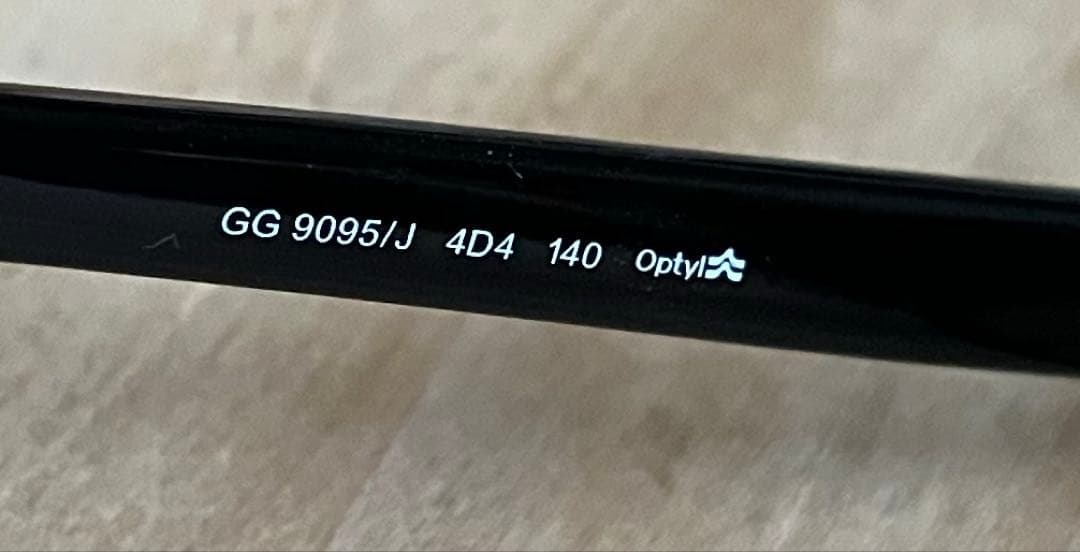 GUCCI グッチ　GGロゴ モノグラム柄 眼鏡　ブルーライトカット　度なし