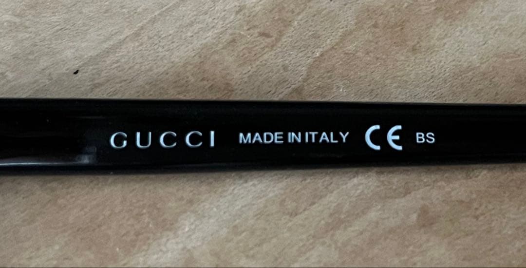 GUCCI グッチ　GGロゴ モノグラム柄 眼鏡　ブルーライトカット　度なし