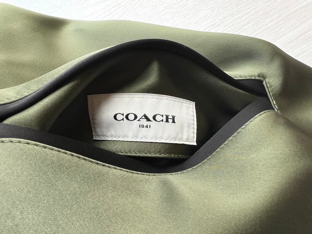 Coach コーチ オリーブグリーン リバーシブル スタジアムジャンパー