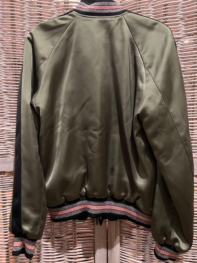 Coach コーチ オリーブグリーン リバーシブル スタジアムジャンパー