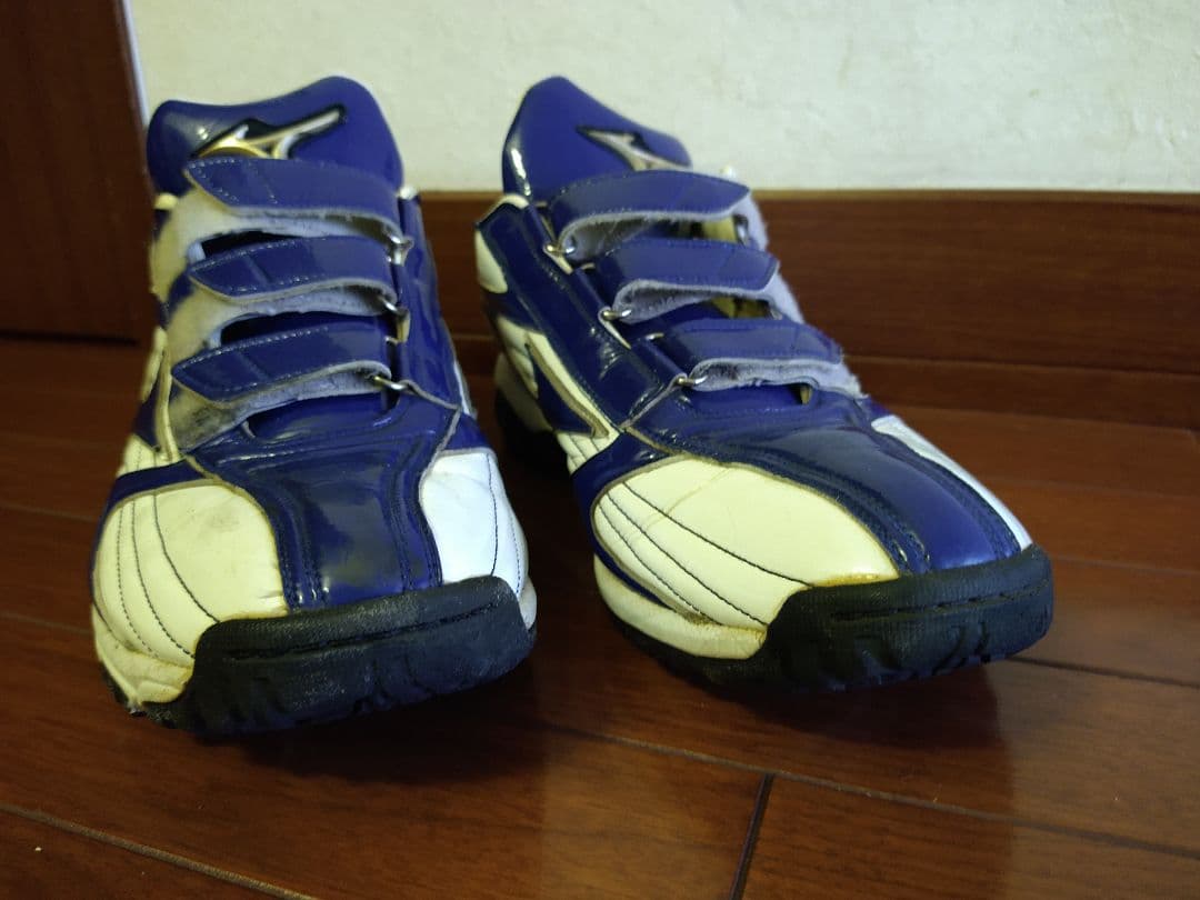 Mizunopro トレーニングシューズ ホワイト/ブルー 28センチ