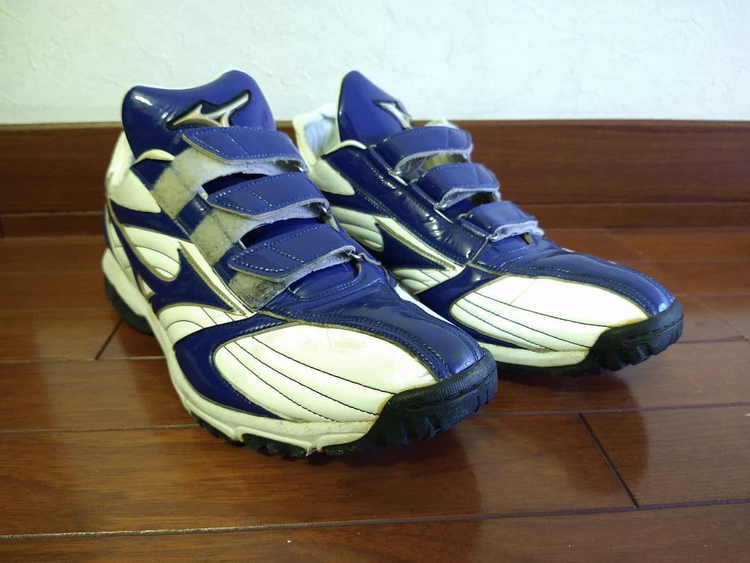 Mizunopro トレーニングシューズ ホワイト/ブルー 28センチ