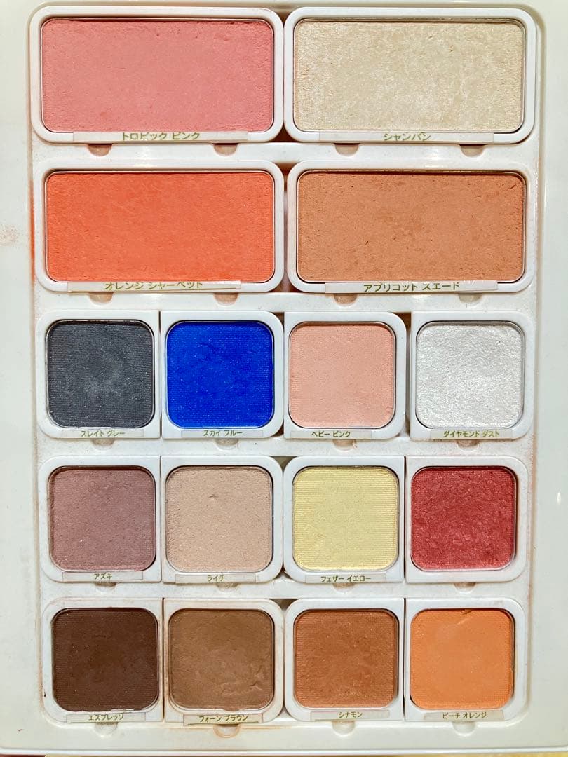 【NU SKIN アイシャドウ ブラッシュセット】15色+4色　パレット