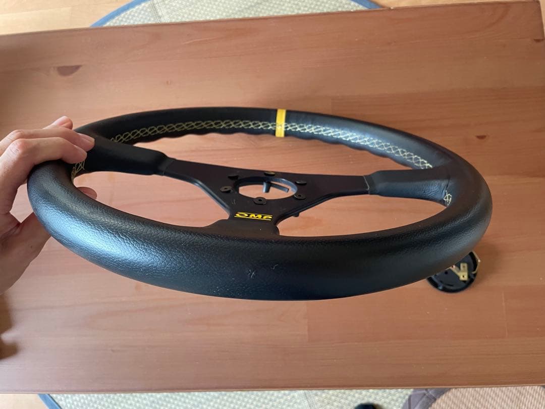 OMP ステアリング 35パイ