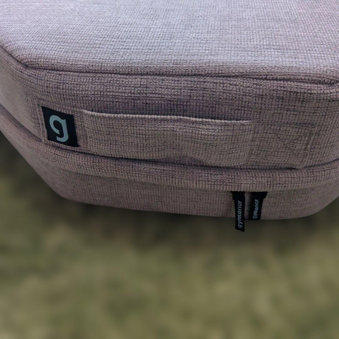 gymteriorバランスクッション 八角形 グレー