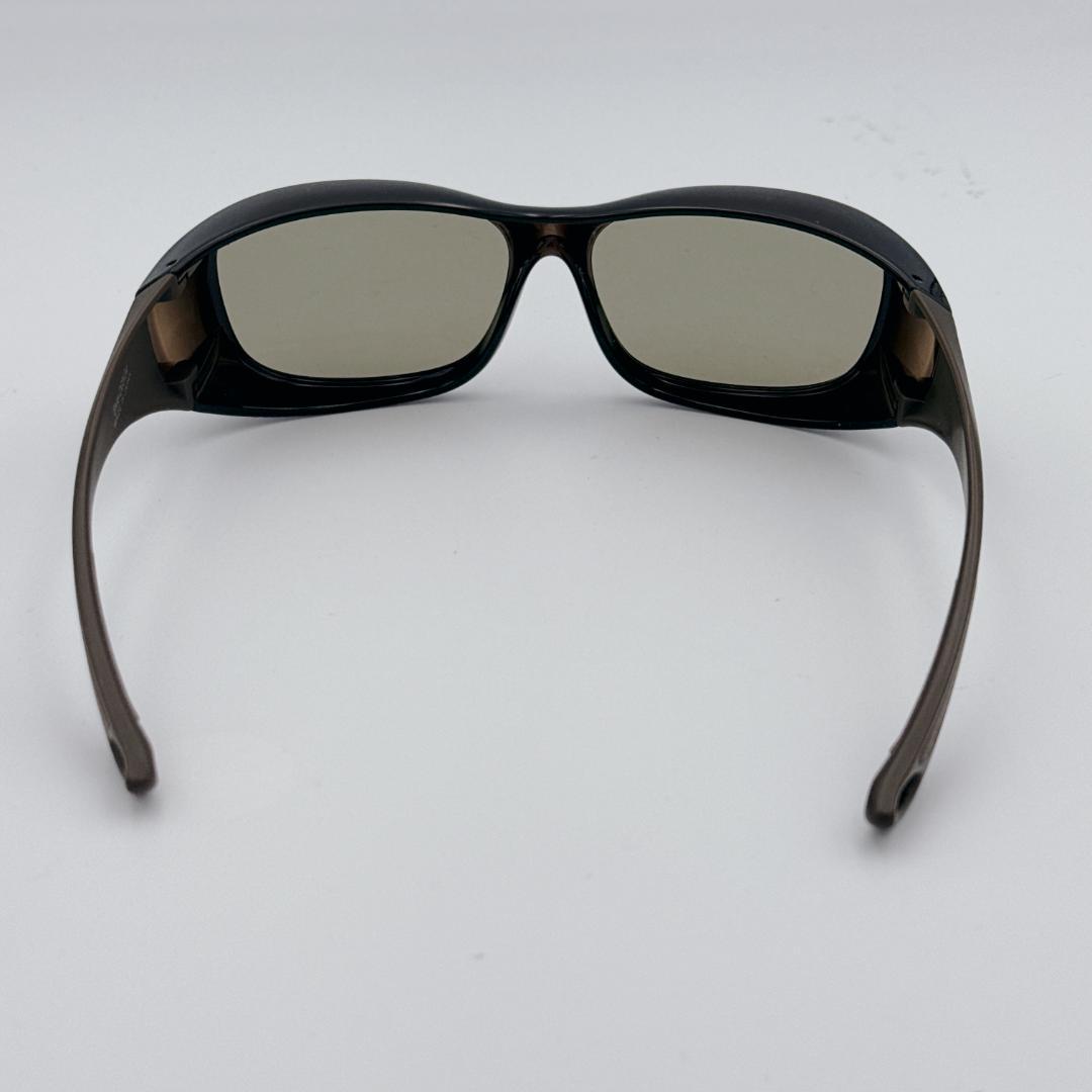 【美品】TALEX オーバーグラス 偏光サングラス EM6-D03-04