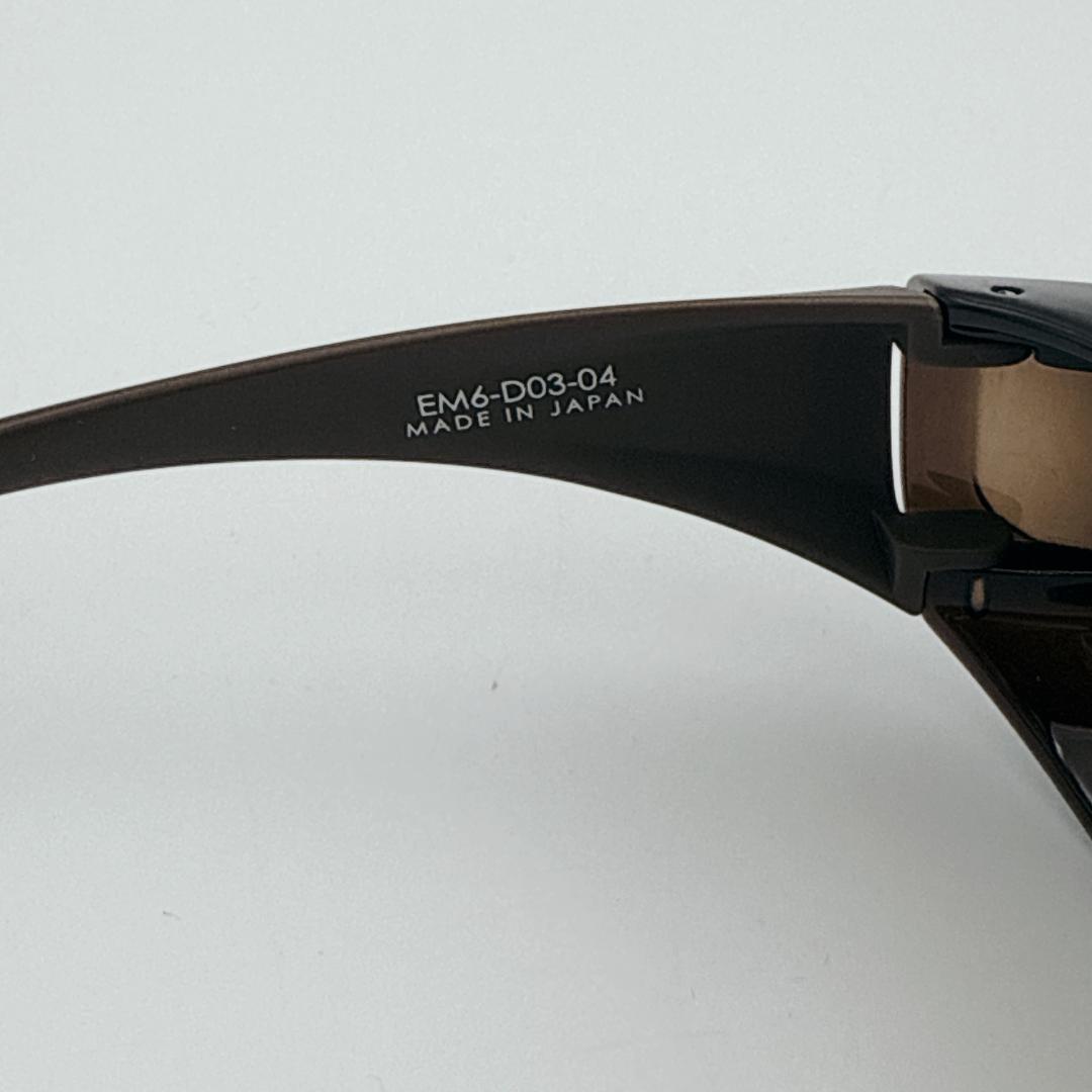 【美品】TALEX オーバーグラス 偏光サングラス EM6-D03-04
