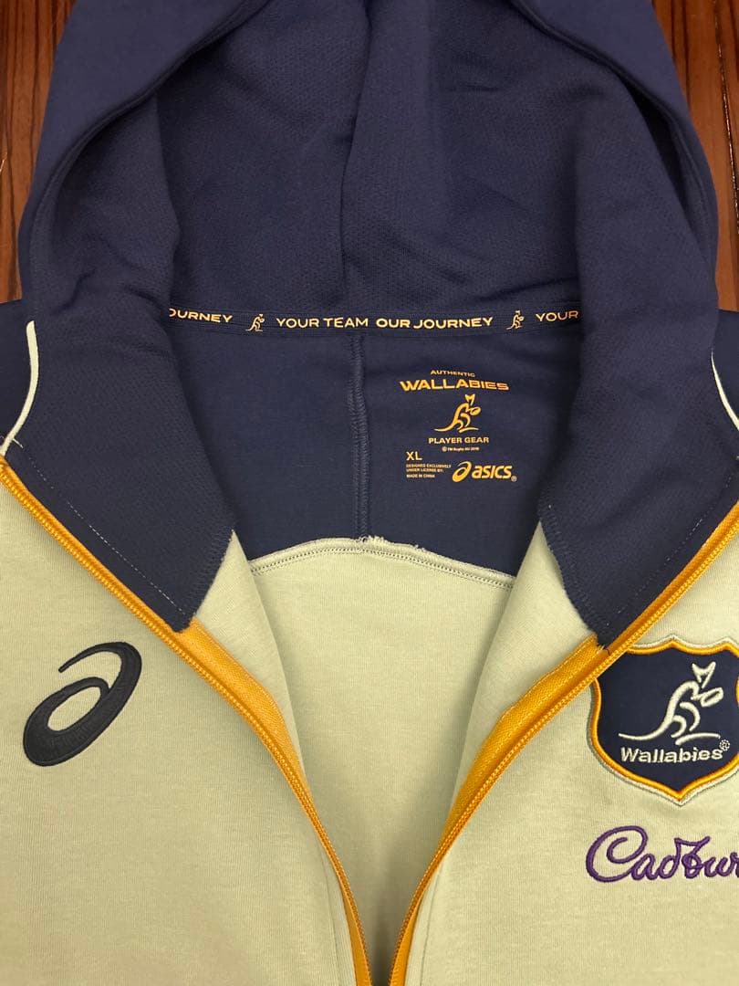 新品未使用　アシックス　オーストラリア代表　チームスウェット　XL
