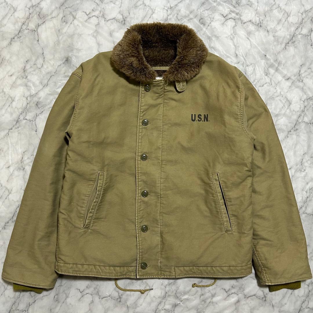 N-1 デッキジャケット ステンシル YMCL KY サイズ 36 カーキ