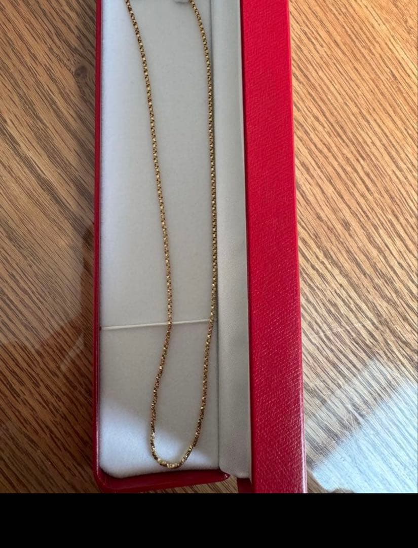 750チェーンネックレス　k１８　 45cm