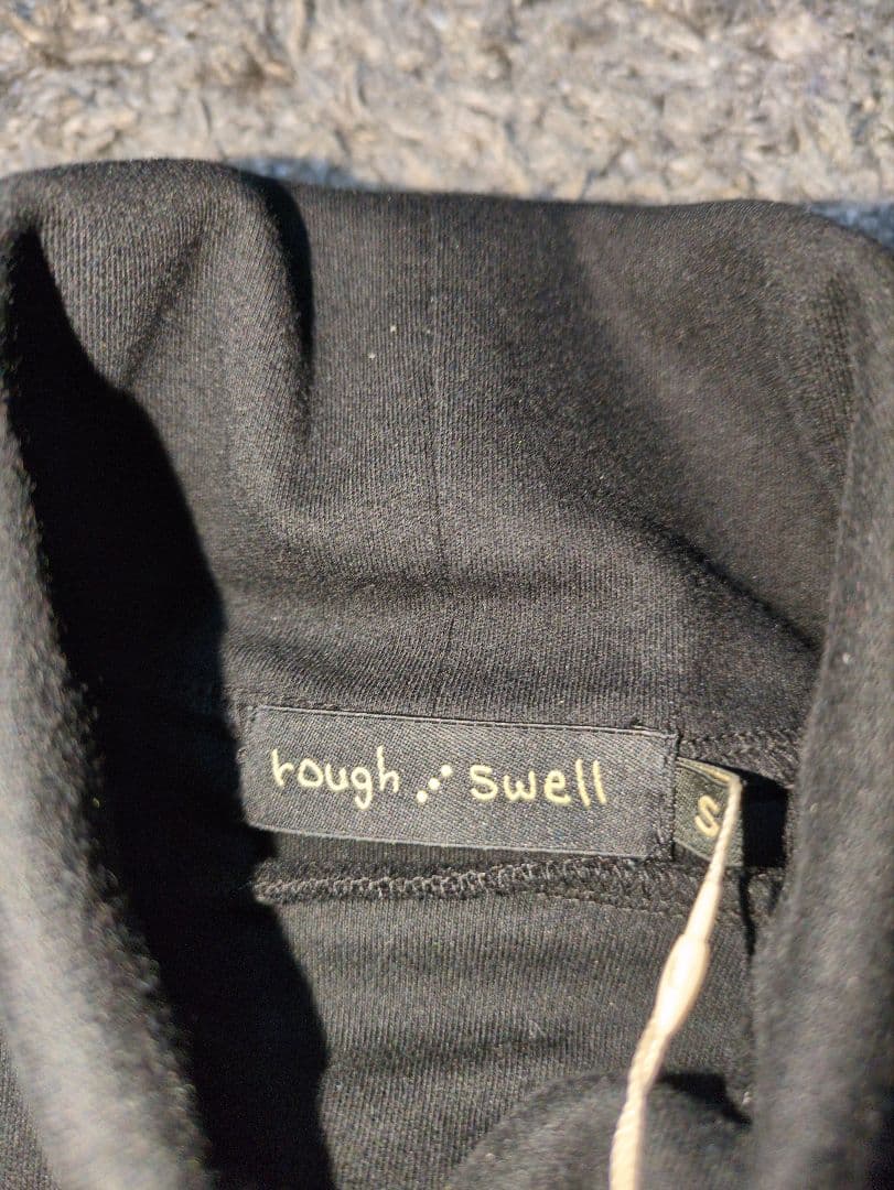 【新品未使用】★ROUGH AND SWELL★タートルネック S ブラック