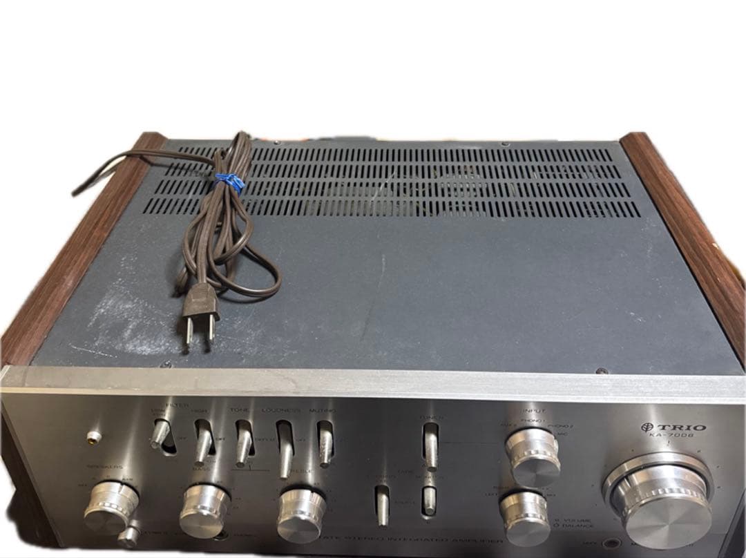 a 82】昭和レトロ/TRIOトリオ KA-7006/プリメインアンプ/現状品
