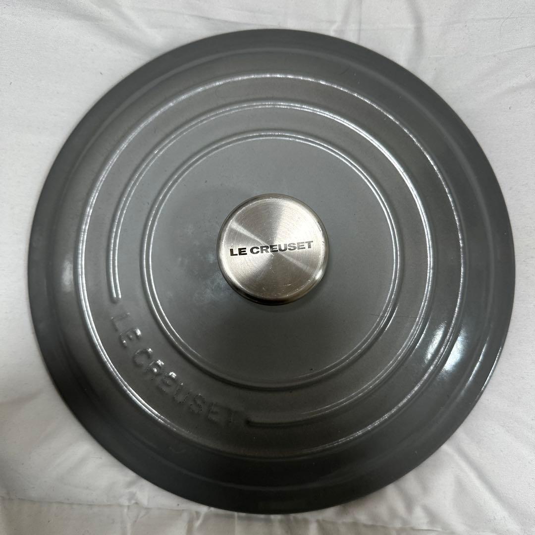 LE CREUSET 鋳鉄製 両手鍋 24cm グレー