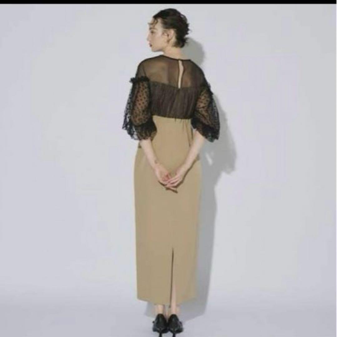 フロッキードットワンピース